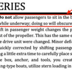 Chaparral boat 2020 Surf Series operators manual pg.52 cropped