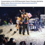 Ott Defoe & family clip from The Leash's Facebook feed as he won the 2019 Bassmaster Classic.