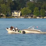 Lake Gage boat accident Oxford YouTube video still #1