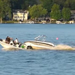 Lake Gage boat accident Oxford YouTube video still #2