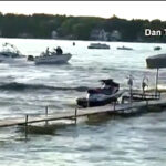 Lake Gage boat accident DNR boat impact still #1 from WFLA video