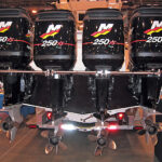 Quad Mercury 250 outboards